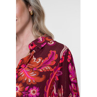 Geisha Blouse Fuchsia