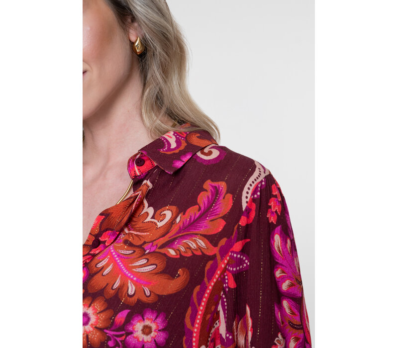 Geisha Blouse Fuchsia