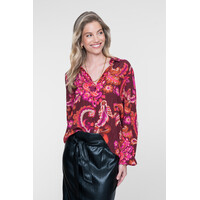 Geisha Blouse Fuchsia