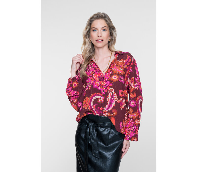 Geisha Blouse Fuchsia