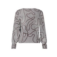 Geisha Blouse Grey