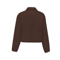 Geisha Bomber Comfy Collar Brown