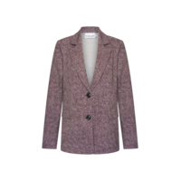Helena Hart Blazer Nick Lano Lurex Donegal Tweet Burgundy