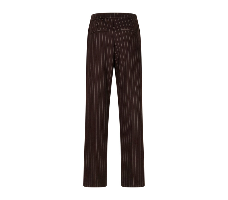 Red Button Colette Punta Pinstripe Broek L33 Espresso