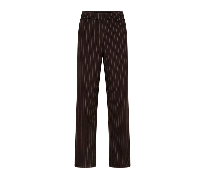Red Button Colette Punta Pinstripe Broek L33 Espresso