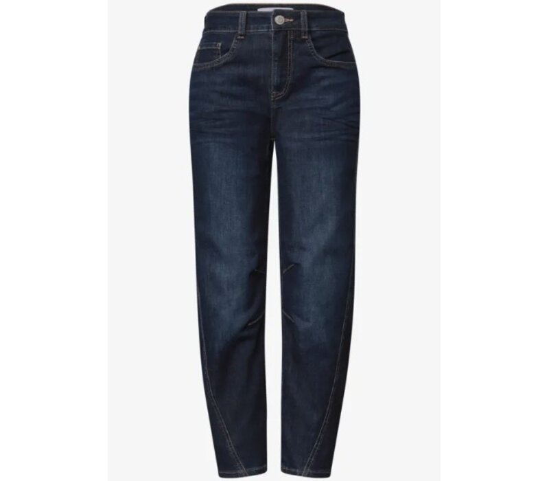 Street One Karlie Barrel HW Dark Blue Washed
