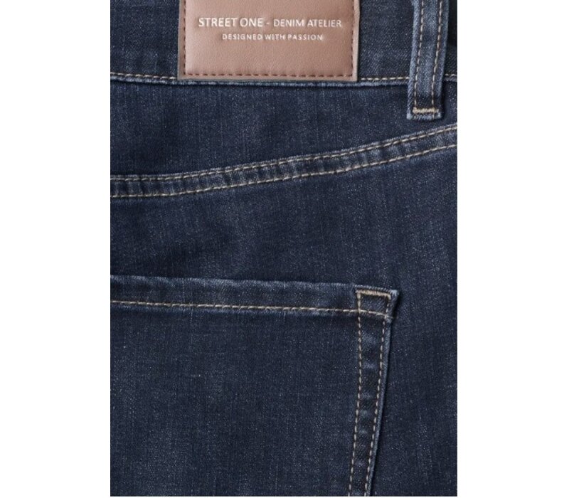 Street One Karlie Barrel HW Dark Blue Washed