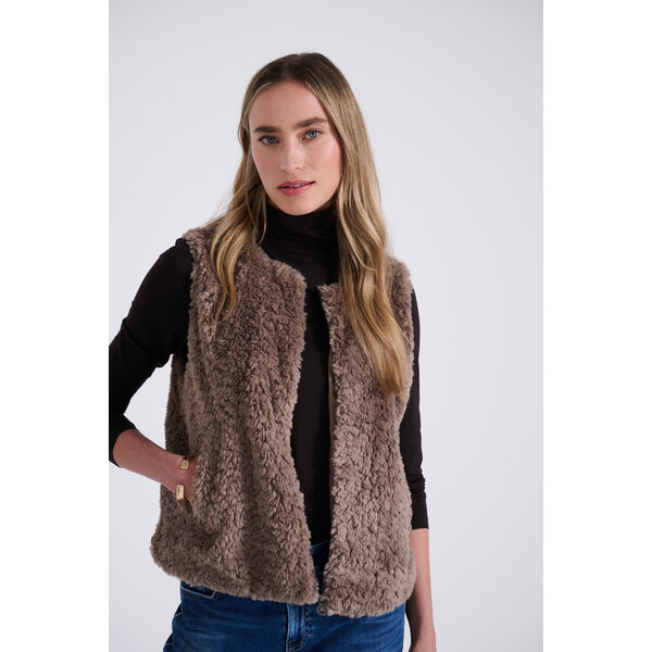 Street One Short Fake Fur Vest 