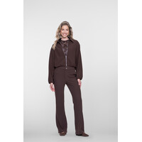 Geisha Bomber Comfy Collar Brown