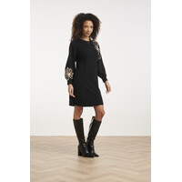 Smashed Lemon Knit Dress Black Sand