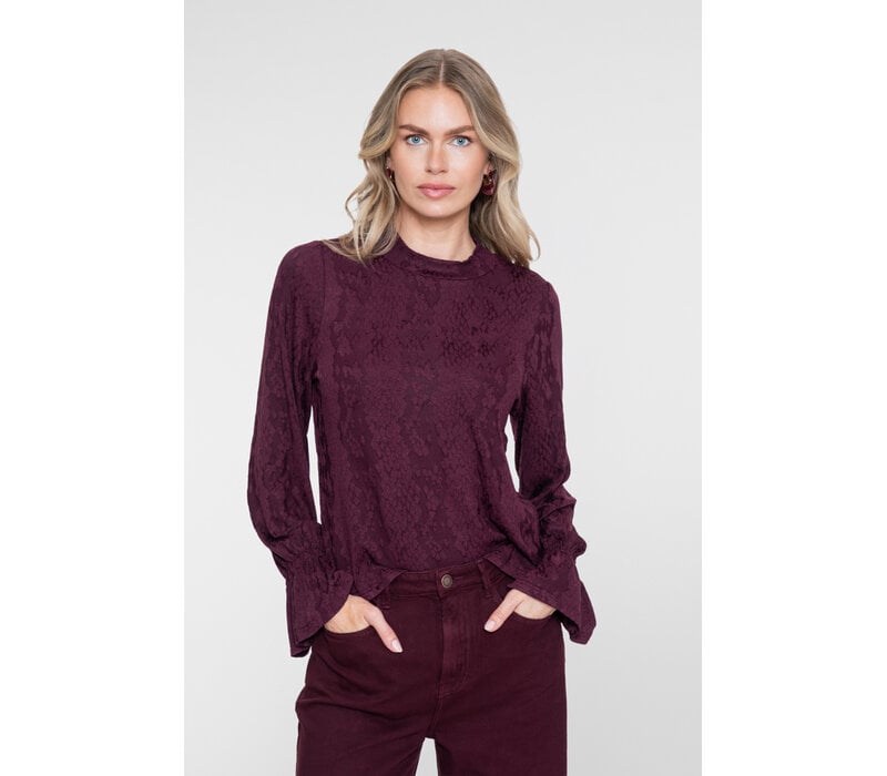 Geisha Top Bordeaux