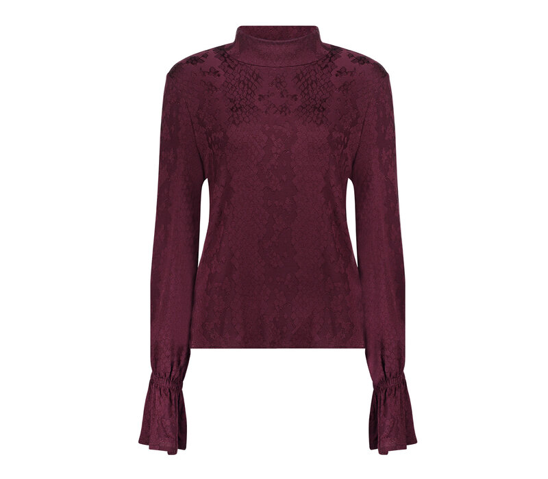 Geisha Top Bordeaux