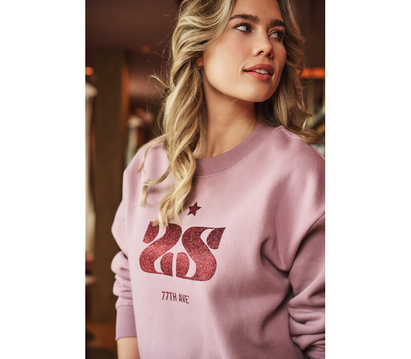 Zoso Fancy Sweater Mauve Bordeaux