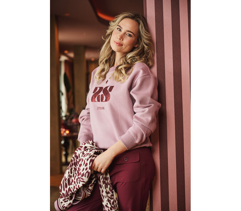 Zoso Fancy Sweater Mauve Bordeaux