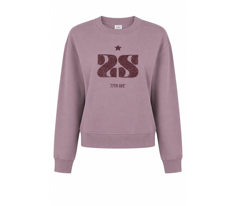 Zoso Fancy Sweater Mauve Bordeaux