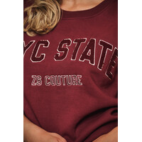 Zoso Fancy Sweater Bordeaux