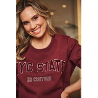 Zoso Fancy Sweater Bordeaux
