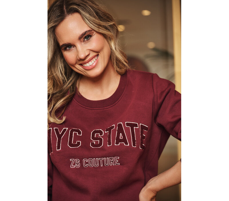 Zoso Fancy Sweater Bordeaux