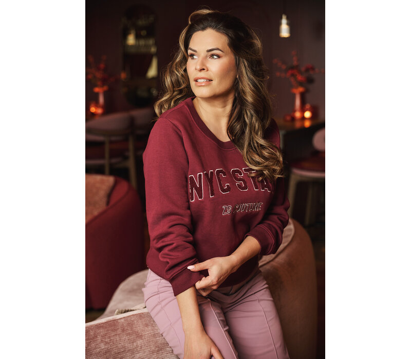 Zoso Fancy Sweater Bordeaux