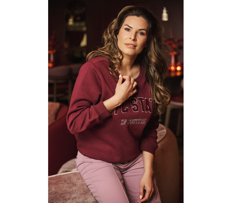 Zoso Fancy Sweater Bordeaux