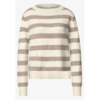 Street One Cosy Striped Sweater U-Boat Pure Beige