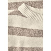 Street One Cosy Striped Sweater U-Boat Pure Beige