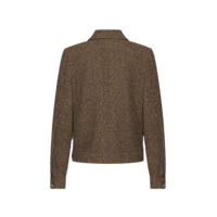 Helena Hart Jacket Emmy Lano Lurex Donegal Tweed Choco