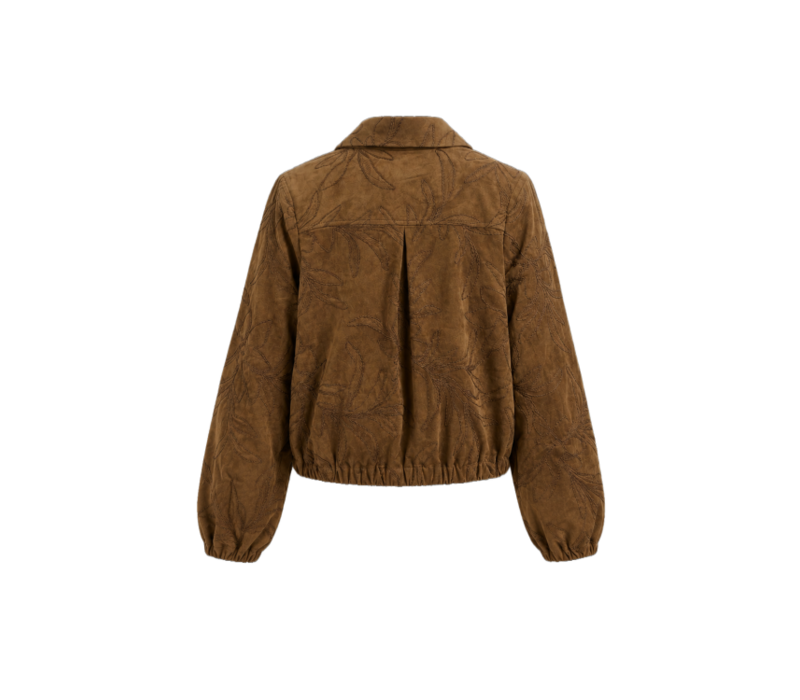 Helena Hart Blouse Rexie Suedine Bloem Camel