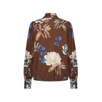 Helena Hart Blouse Jesse Print Woods Choco