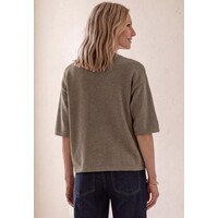 Street One 3/4 Sleeve Sweater Beading Sanded Amber Melange