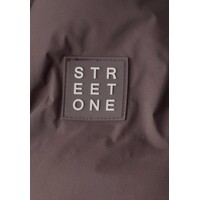 Street One Short Padded Jacket with Glued Quilt Plumming Brown