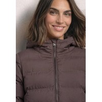 Street One Short Padded Jacket with Glued Quilt Plumming Brown
