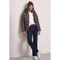 Street One Short Padded Jacket with Glued Quilt Plumming Brown