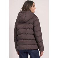 Street One Short Padded Jacket with Glued Quilt Plumming Brown