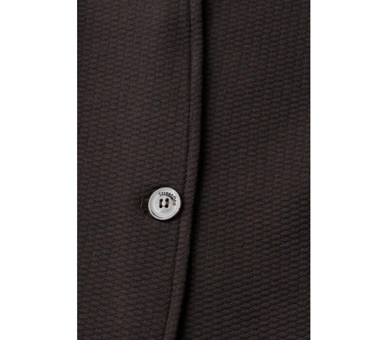Street One Structured Blazer Black Coffee