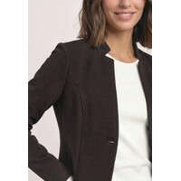 Street One Structured Blazer Black Coffee