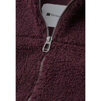 Street One Short Teddy Jacket Rustic Rouge
