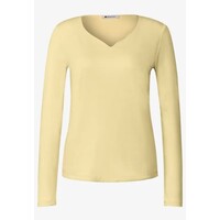 Street One Longe Sleeve Heart Neck Sunbeam Yellow