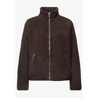 Street One Short Teddy Jacket Auburn Brown