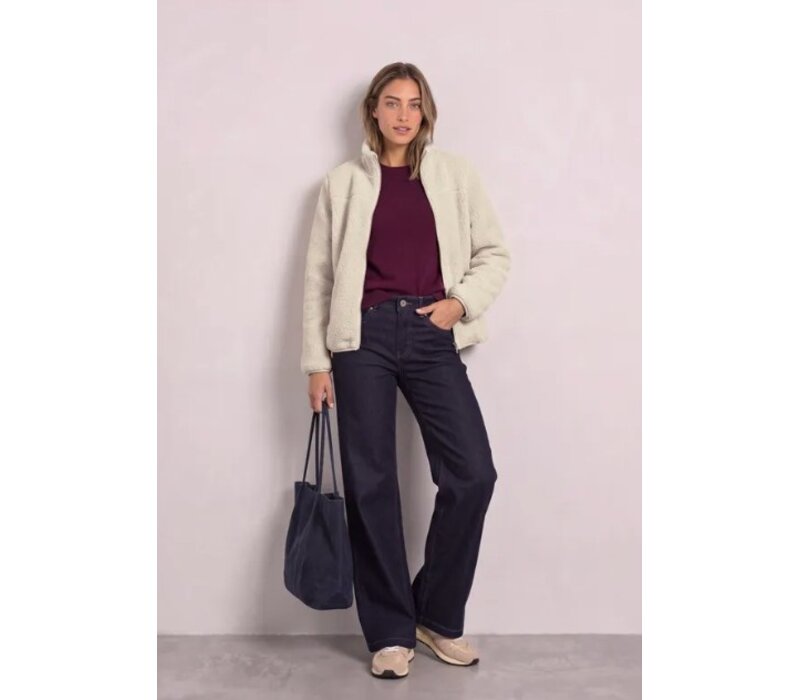 Street One Short Teddy Jacket Soft Fawn Beige