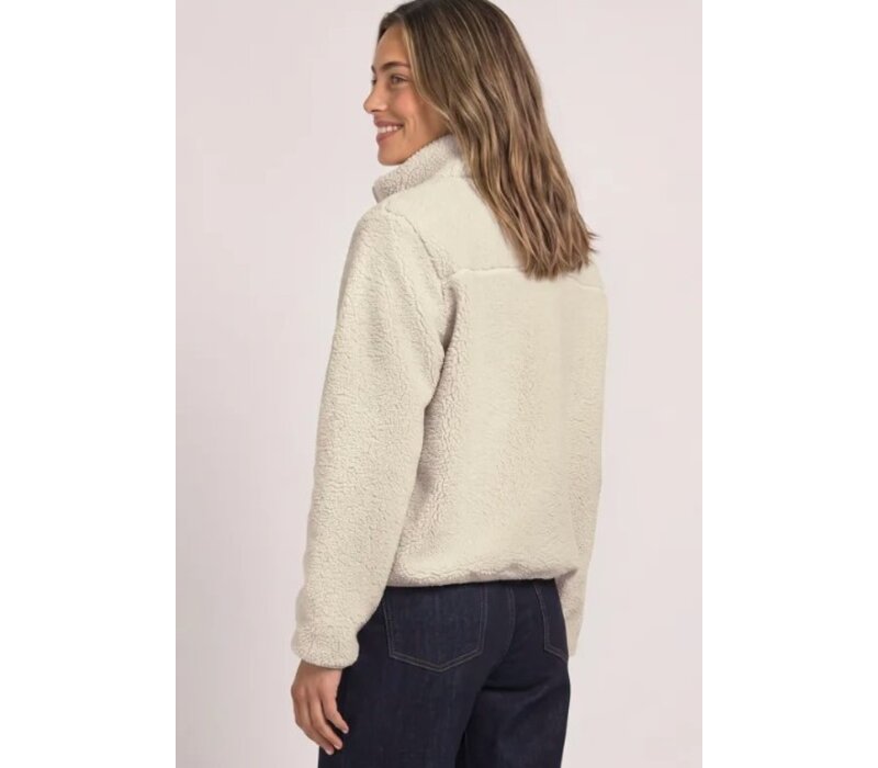Street One Short Teddy Jacket Soft Fawn Beige