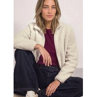 Street One Short Teddy Jacket Soft Fawn Beige