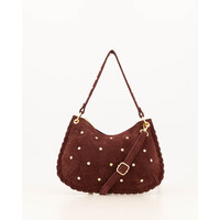 Teatro Casey Suede Burgundy