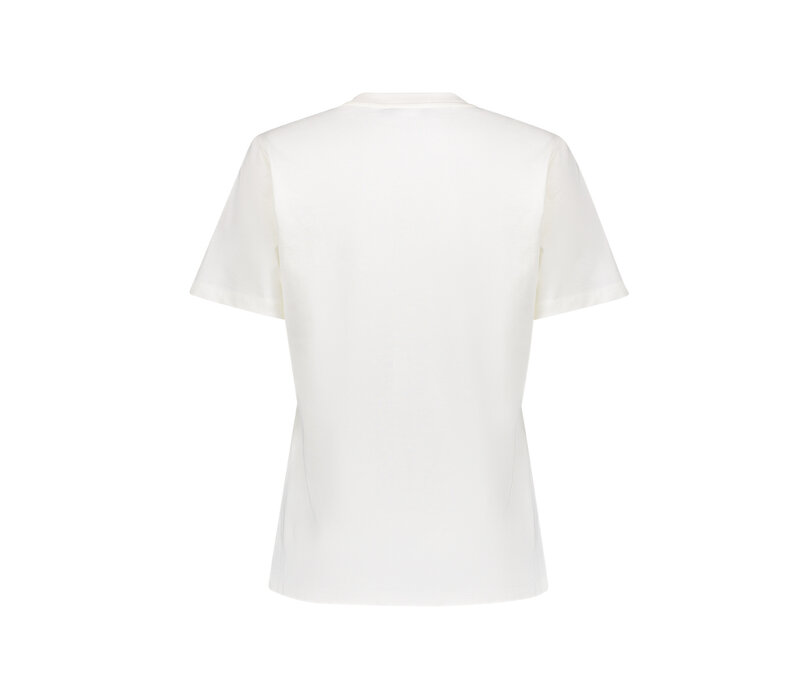 Geisha T-Shirt Happy Life Off White Navy