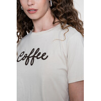 Geisha T-Shirt Coffee Sand Brown