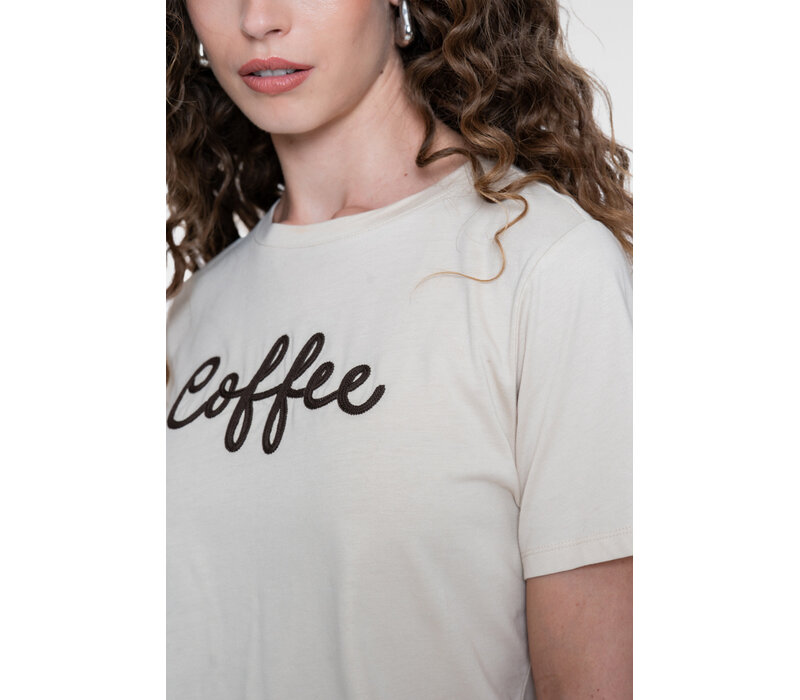 Geisha T-Shirt Coffee Sand Brown