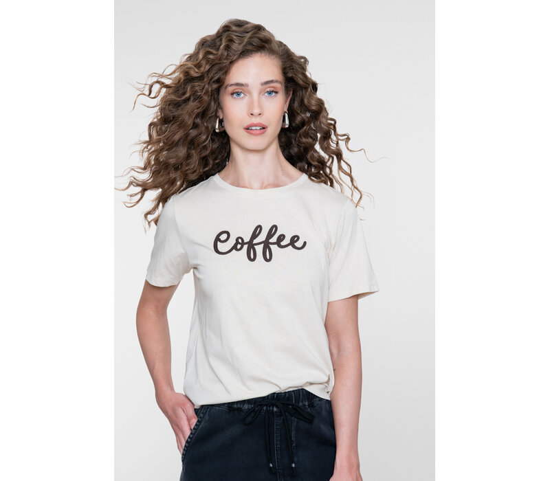 Geisha T-Shirt Coffee Sand Brown