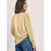 Street One Cosy Puffy Sleeve Sweat Sunbeam Yellow Melange