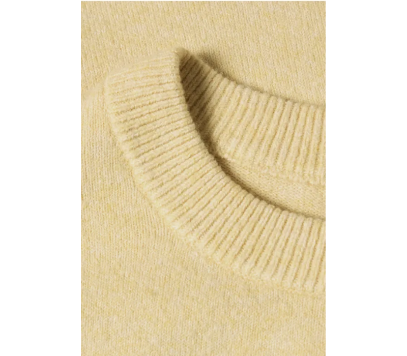Street One Cosy Puffy Sleeve Sweat Sunbeam Yellow Melange
