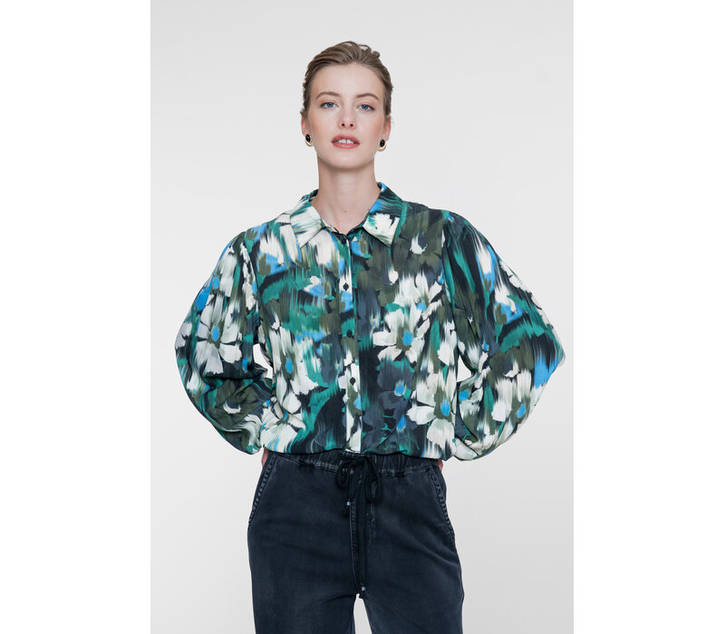 Geisha Blouse Green